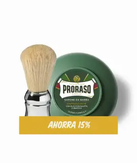 JABÓN DE AFEITAR + BROCHA PRORASO