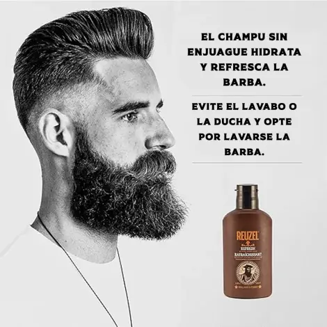 champu en seco barba