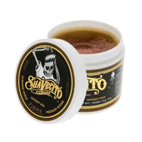 suavecito firme whiskey bar pomade